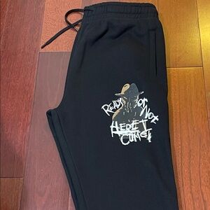 Shoe Palace Nightmare on Elm Street Men's Black Graphic Sweatpants